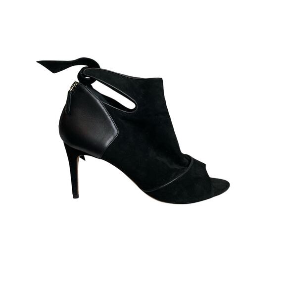 Alexandre Birman Women's Black Suede Ankle Boots Pumps Size 39.5/9.5 Y2K Vibes‎ - Picture 1 of 6
